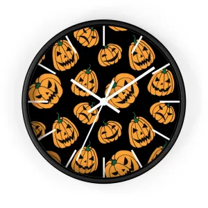 Jack-O-Lanterns Wall Clock