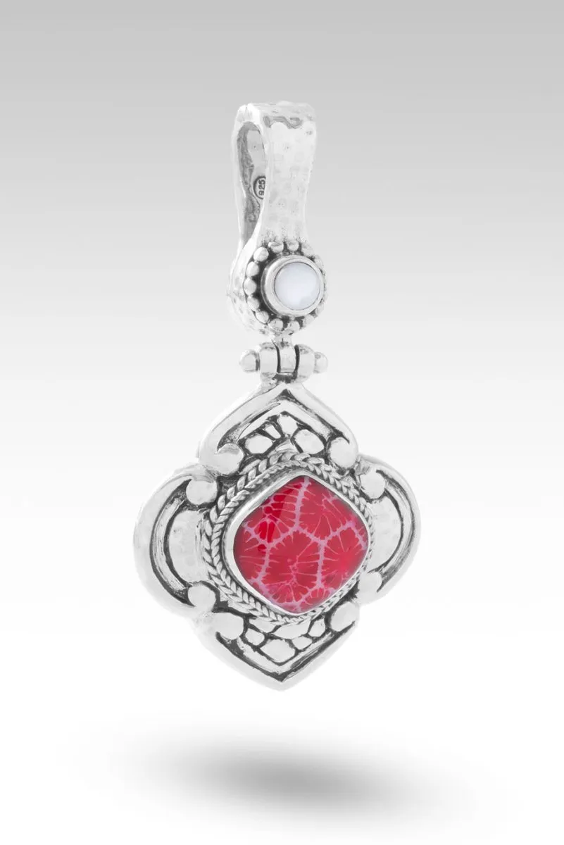 Joyful Pendant II™ in Red Indonesian Coral