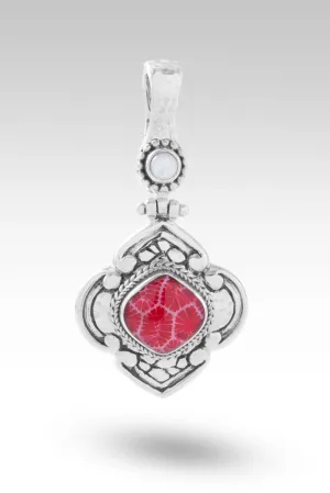 Joyful Pendant II™ in Red Indonesian Coral