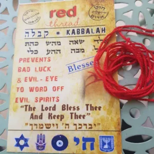 Kabbalah red string evil eye bracelet for protection, believed to Prevent Bad Luck and Evil Eye.