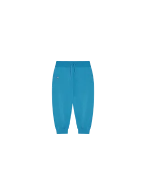 Kids Merino Wool Track Pants—electric blue