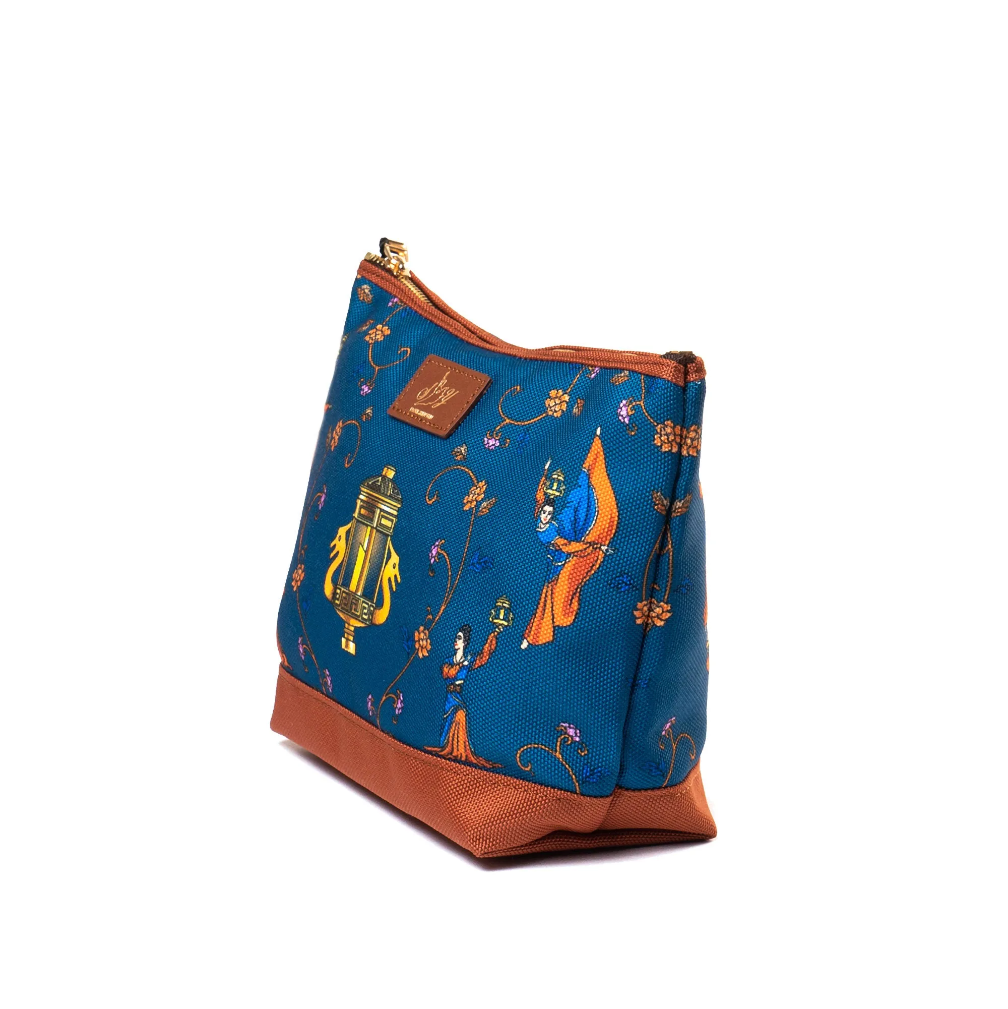 Lantern Grace Pouch - Blue