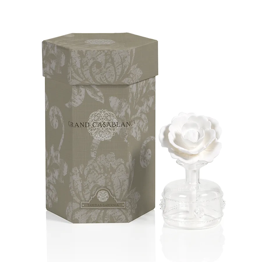 Mini Grand Casablanca Porcelain Diffuser - Tahitian Gardenia