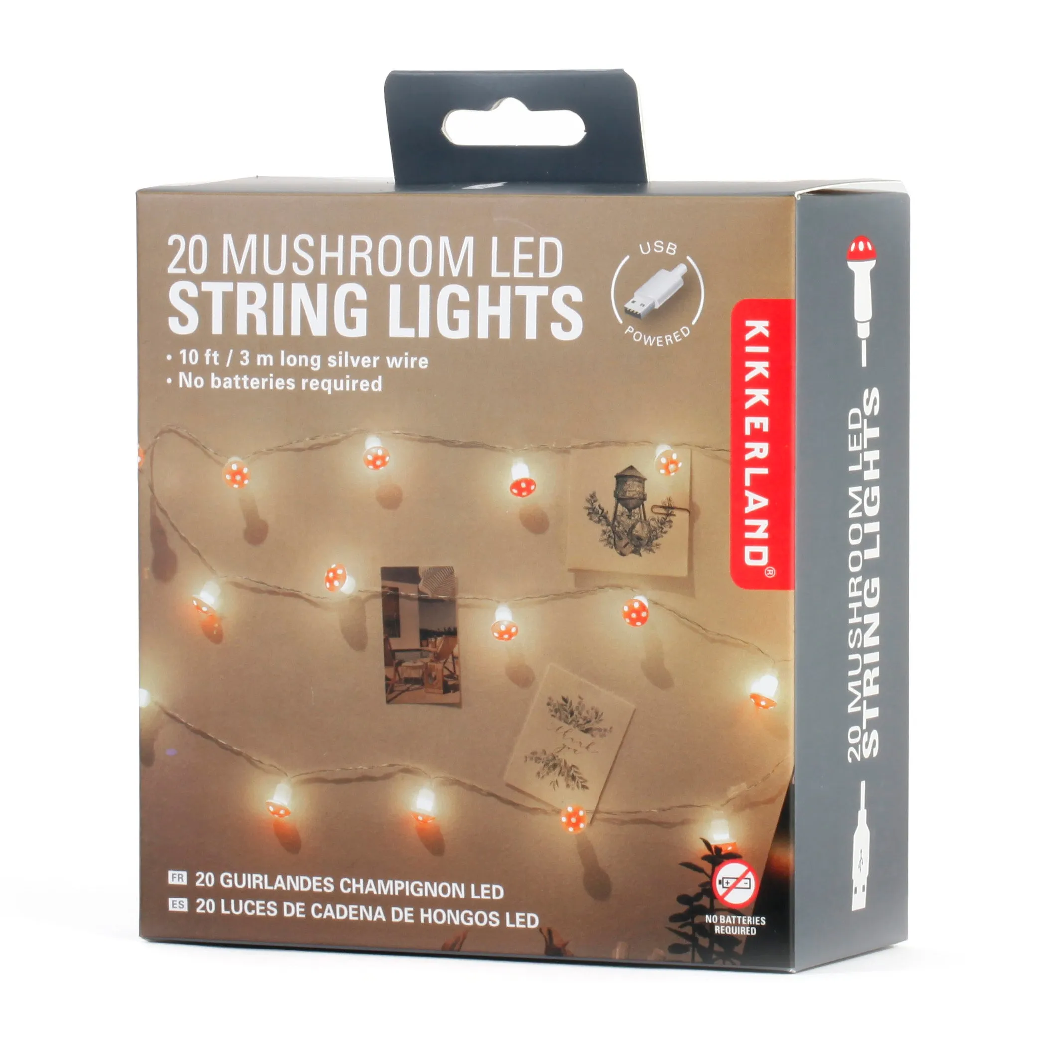 Mushroom String Lights 10 Ft