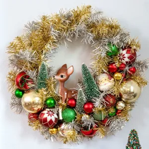 Park Hill Collection Retro Tinsel Wreath