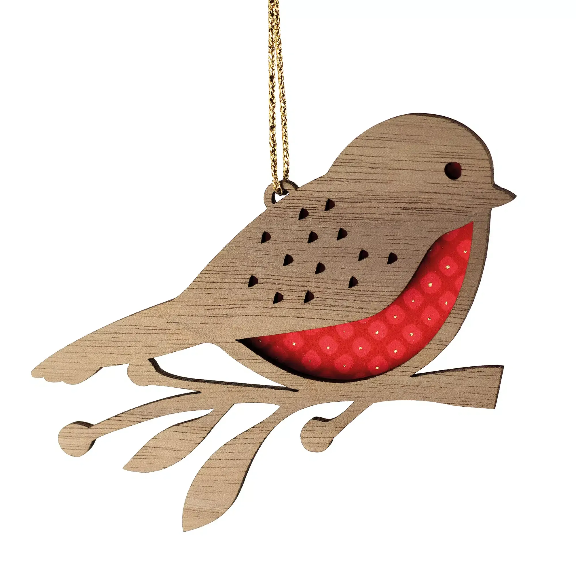 Perched Robin Hanging Decoration