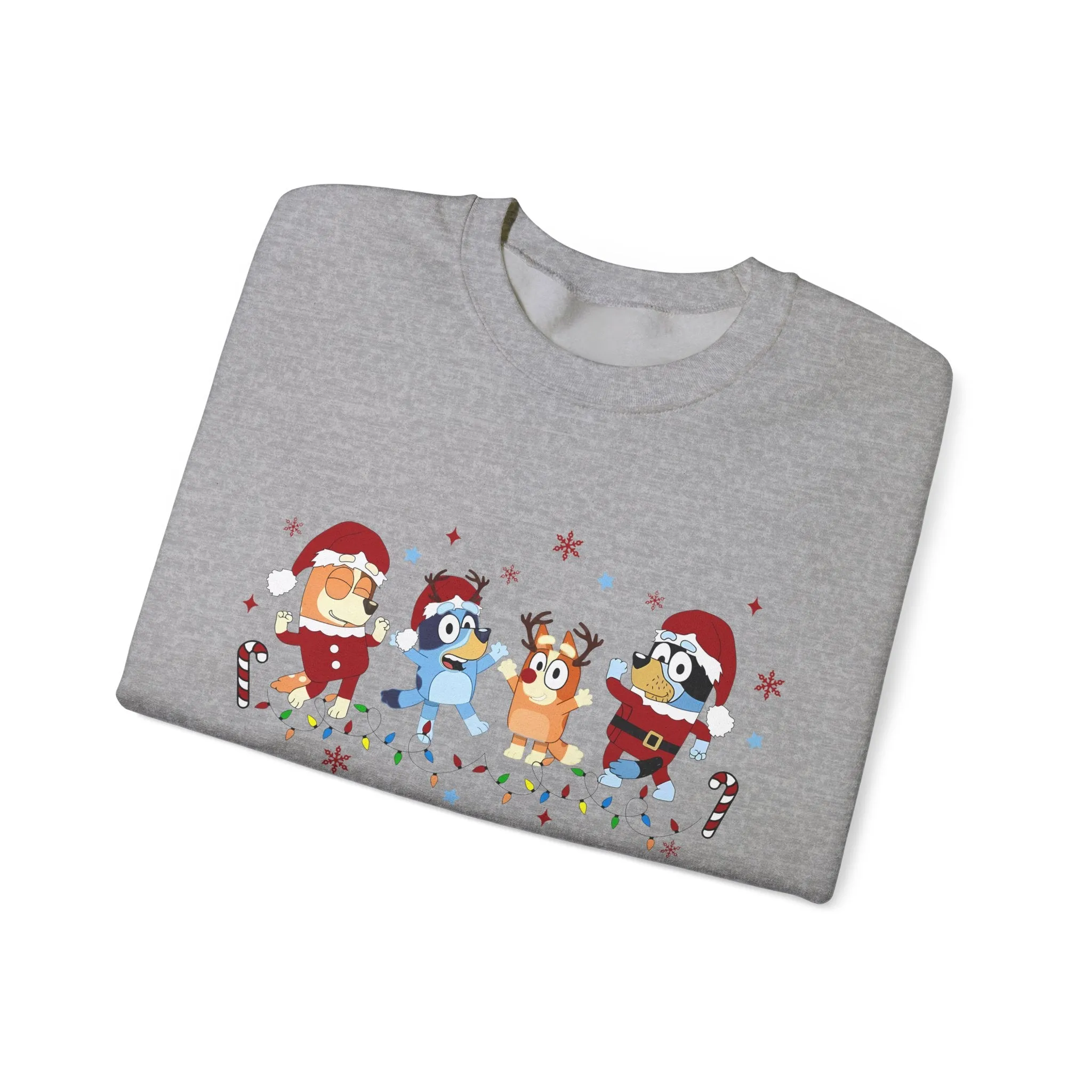 Princess Grace Festive Cartoon Characters Crewneck Sweatshirt