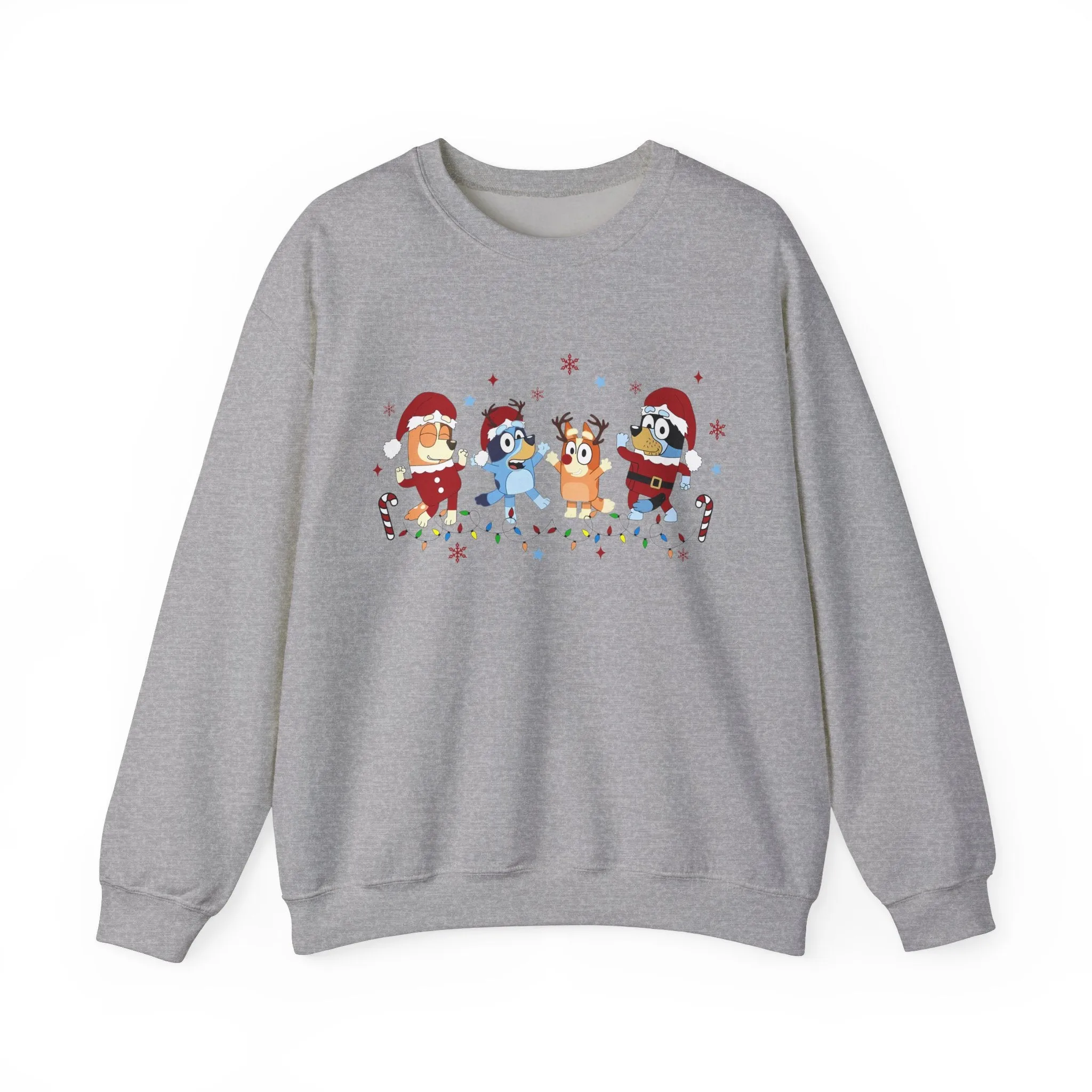 Princess Grace Festive Cartoon Characters Crewneck Sweatshirt