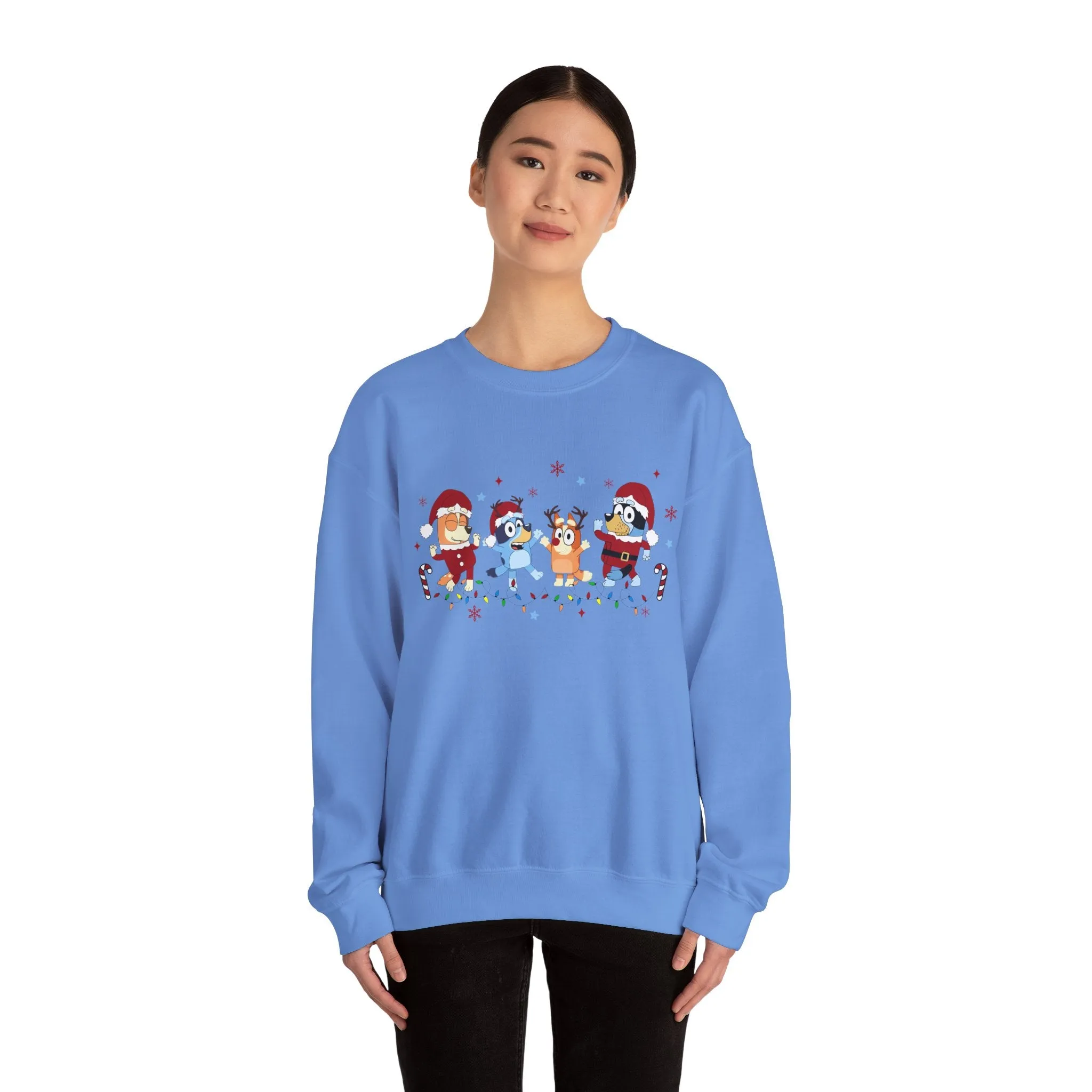 Princess Grace Festive Cartoon Characters Crewneck Sweatshirt