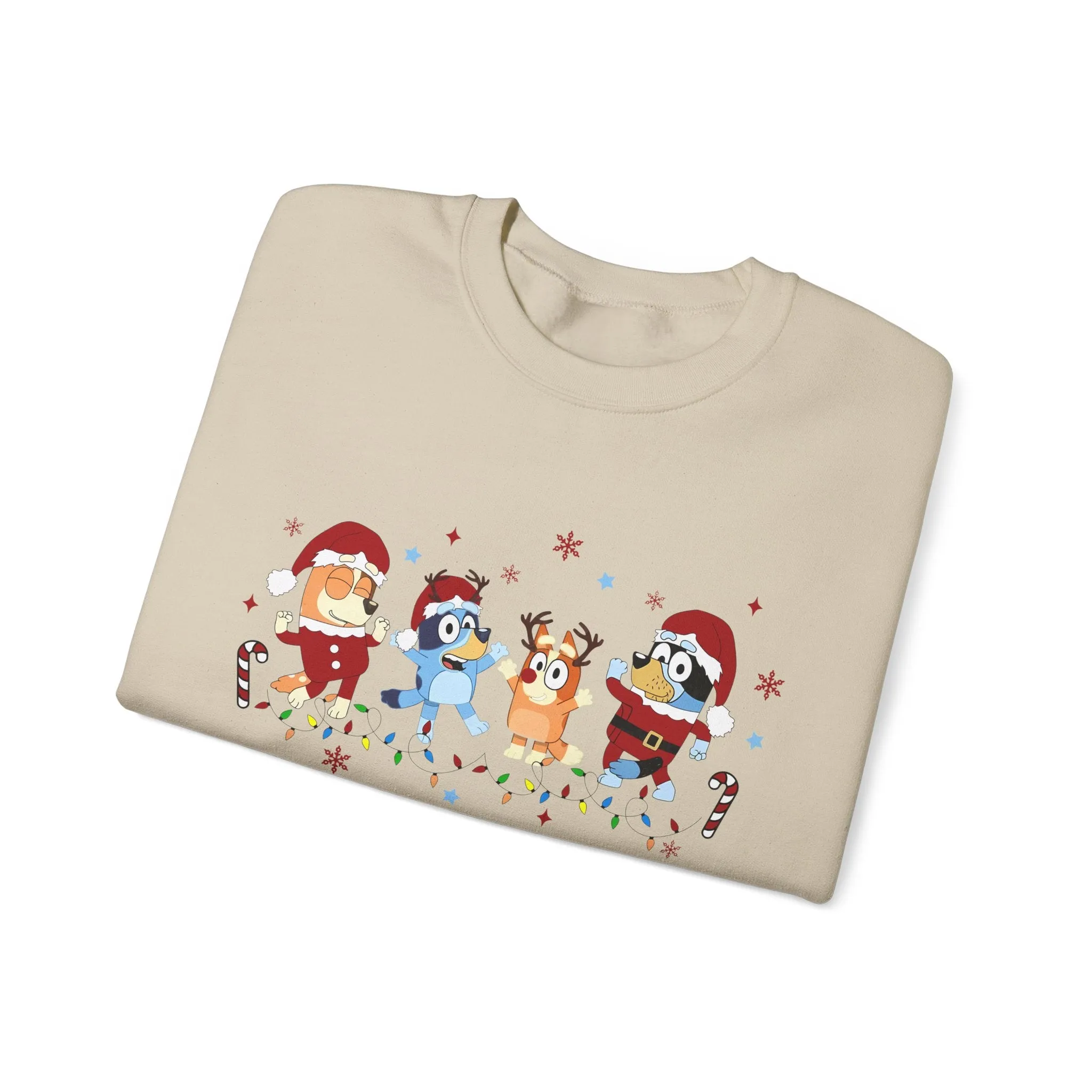 Princess Grace Festive Cartoon Characters Crewneck Sweatshirt