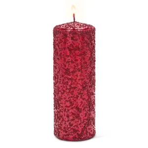 Red Icy Candle - Large