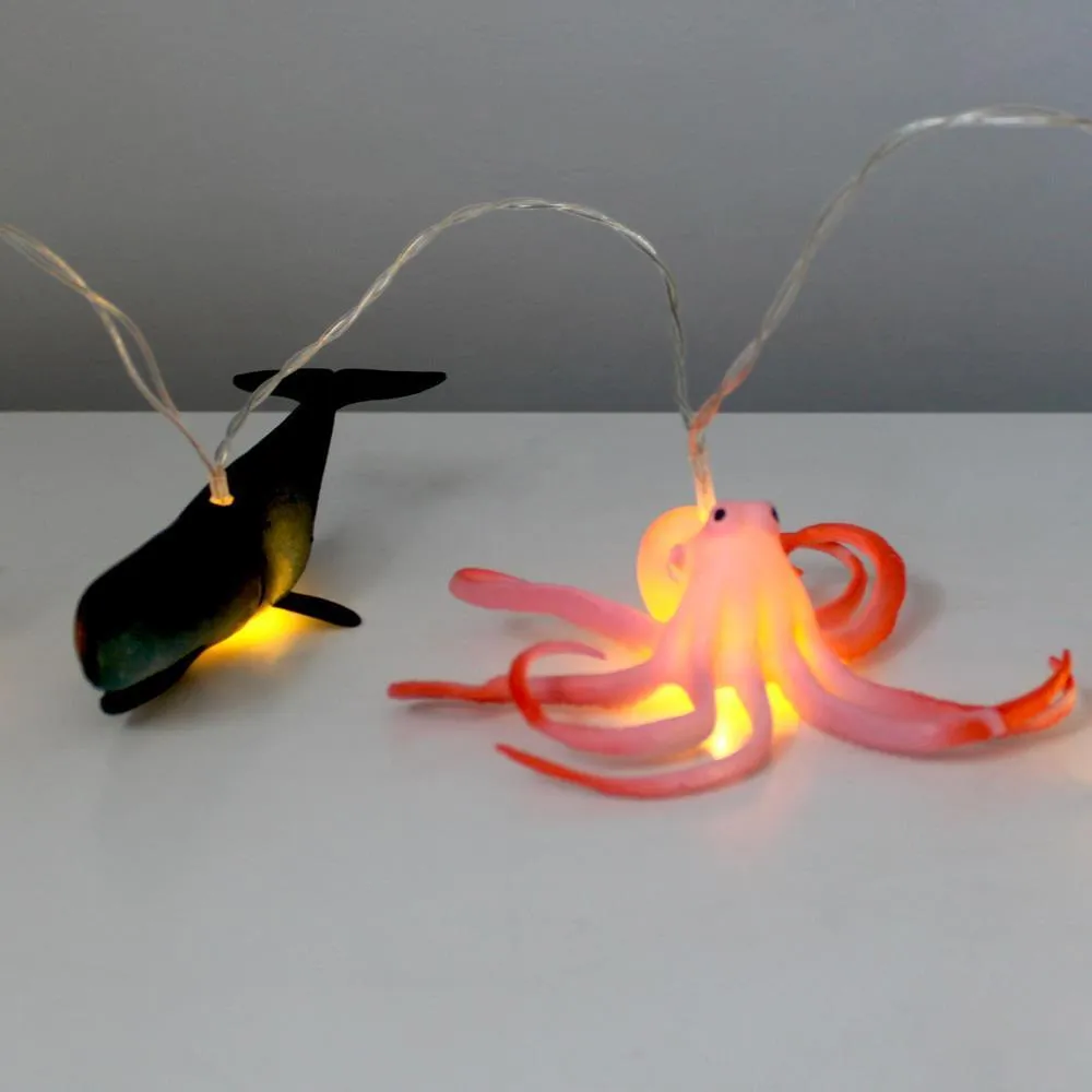 String Lights With Sea Creatures