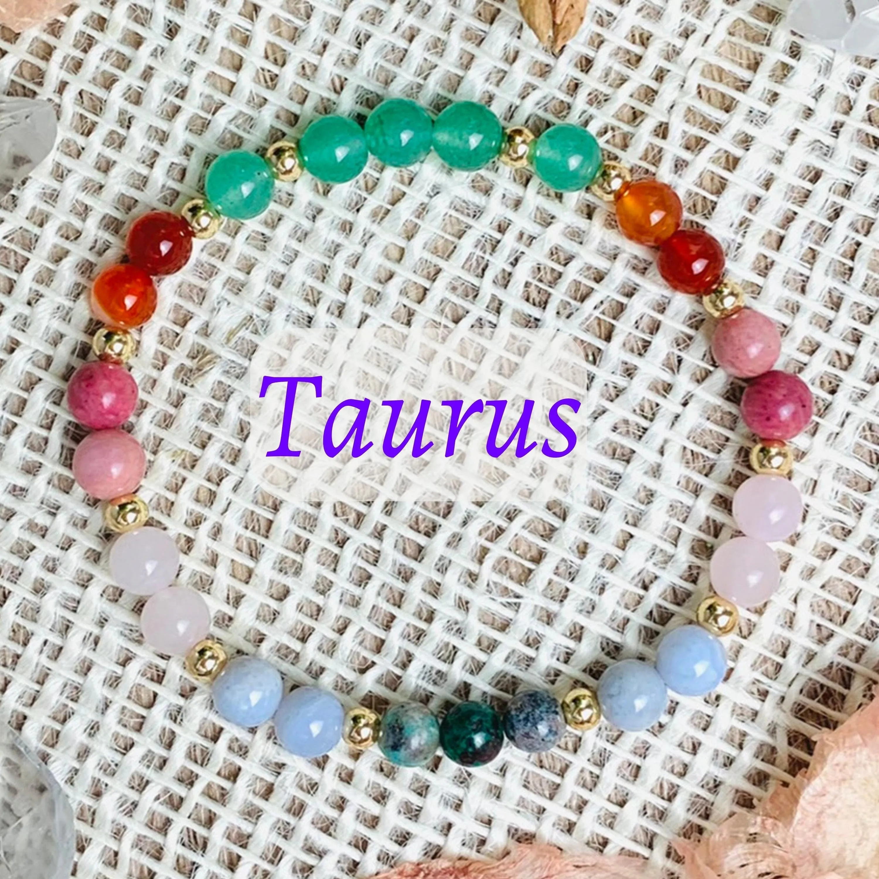 Taurus Zodiac Crystal Bracelet