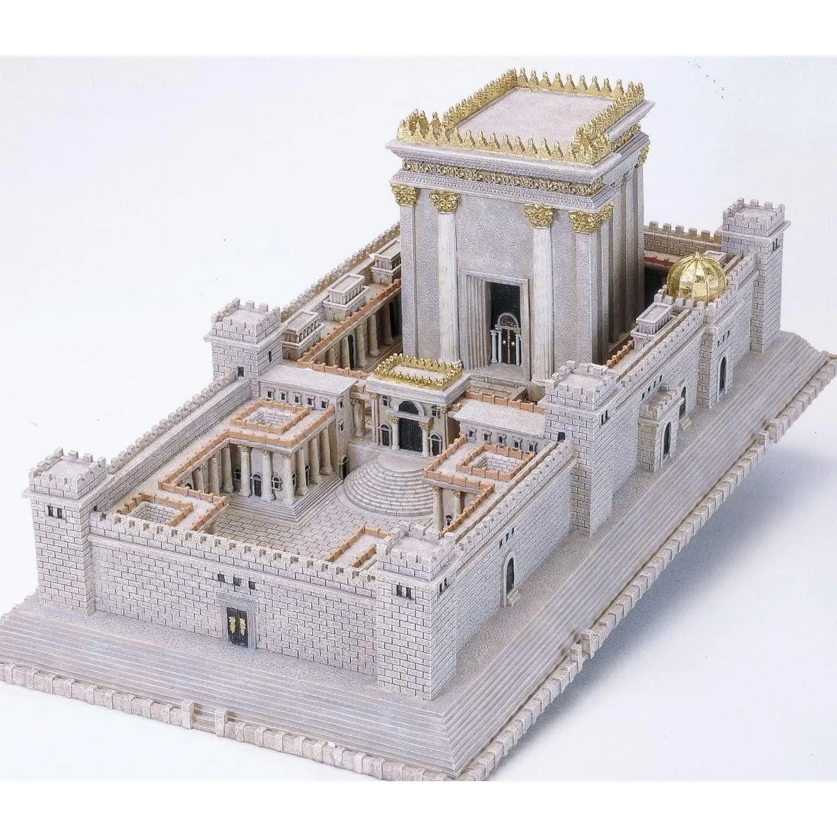 The Second Temple of Jerusalem Model an Exquisite Replica of The World's Holiest Sight Hand Made