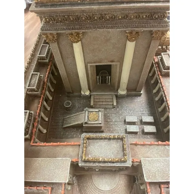 The Second Temple of Jerusalem Model an Exquisite Replica of The World's Holiest Sight Hand Made