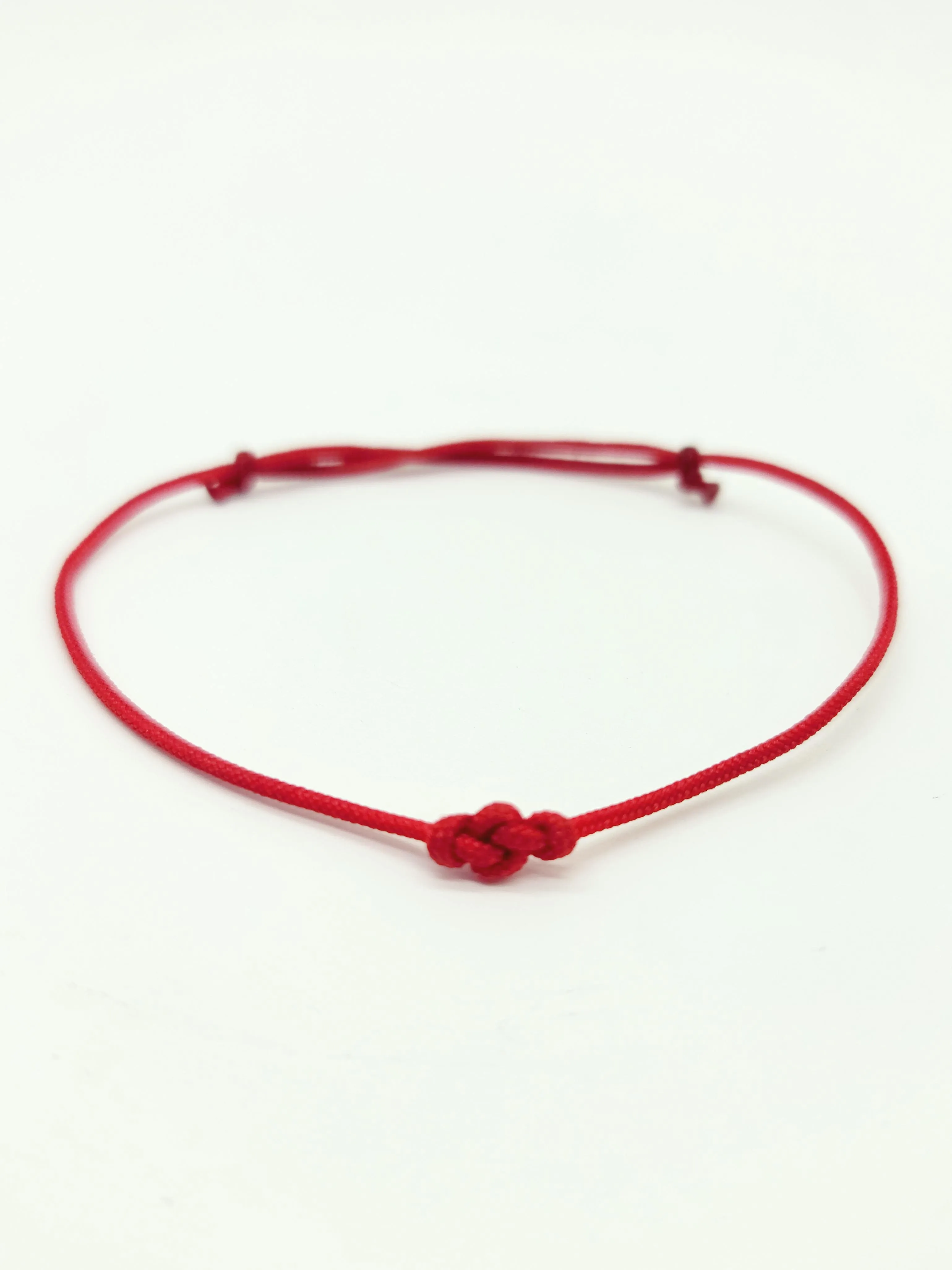 Tibetan Peace Red string Adjustable bracelet