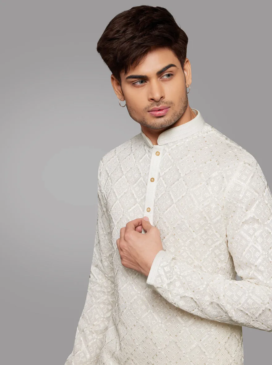 White Kurta Pajama | TULA